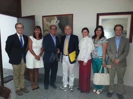 El delegado del Gobierno en Melilla ha podido entrevistarse hoy con el diplomático Akbar A...